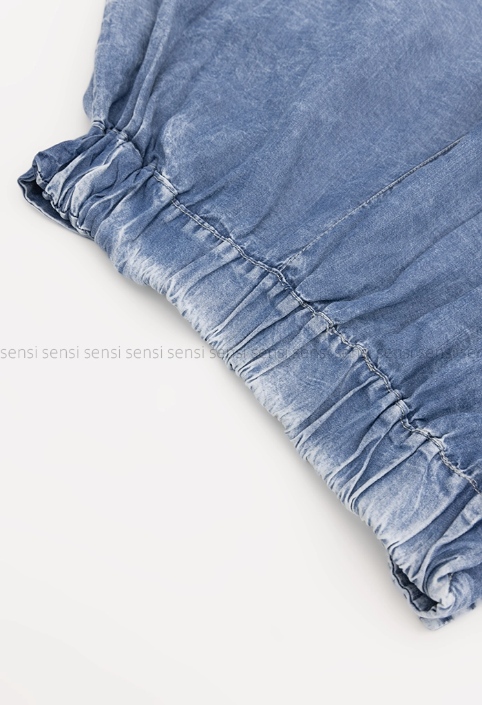 شلوارک دو دکمه تنسل کد 1005310